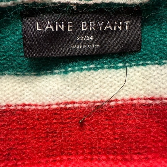 Lane Bryant Open Front Striped Cardigan 22/24 - Picture 8 of 10